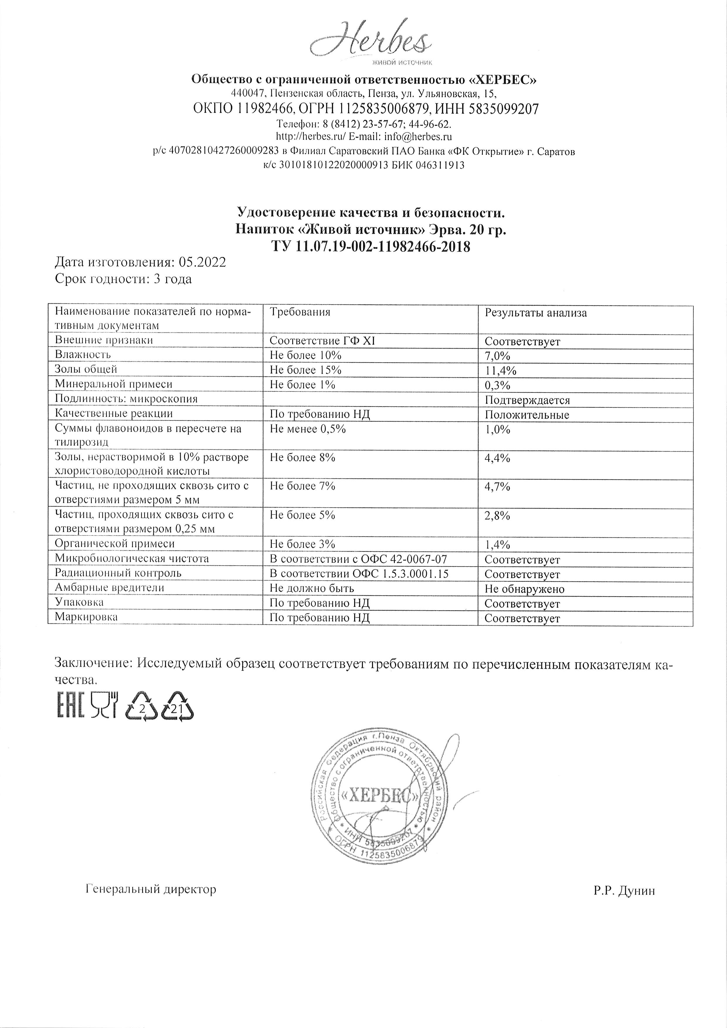 Паспорт №052022